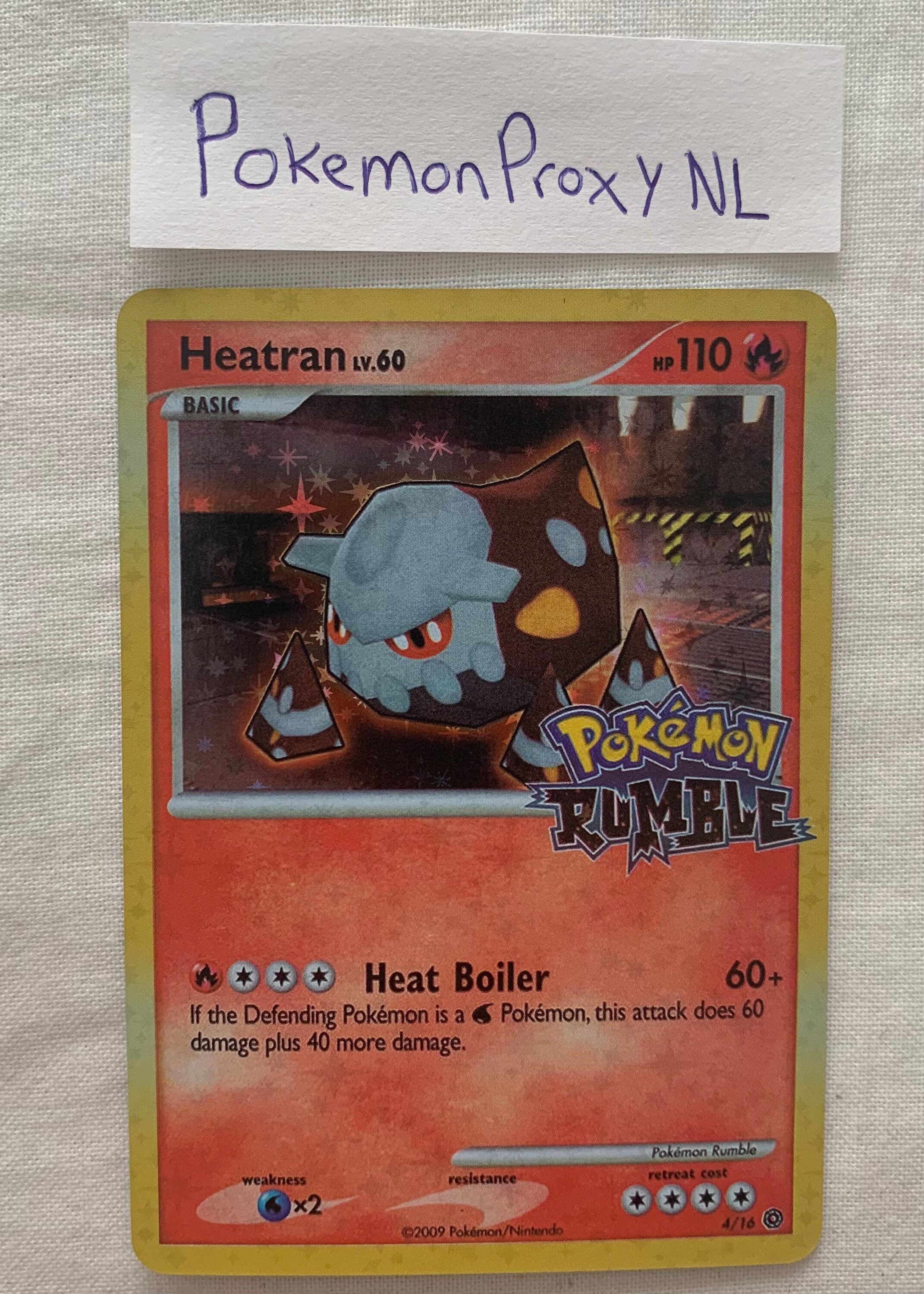 Pokemon Rumble Heatran Heatran Card