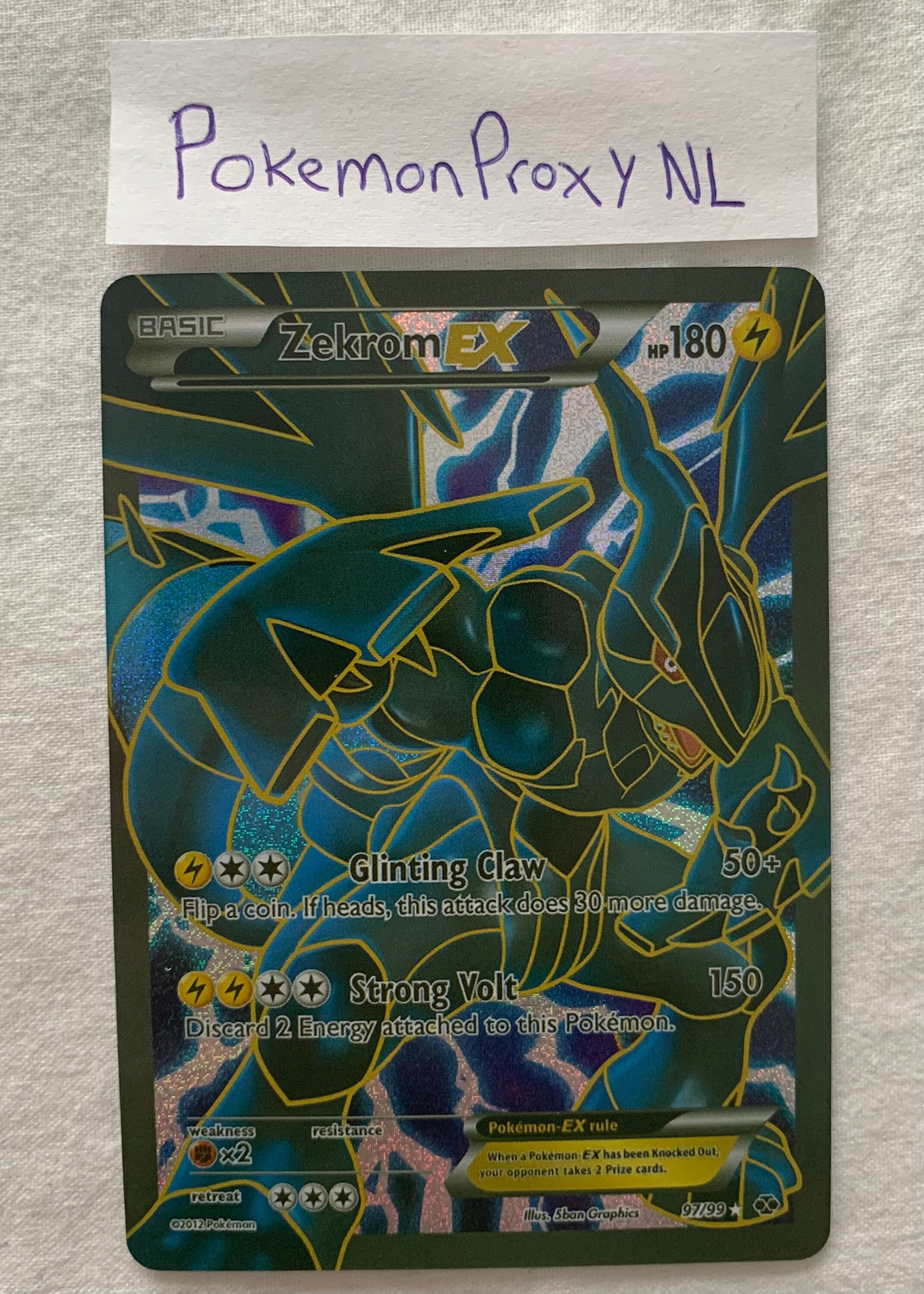 M Zekrom Ex carta pokemon -  España