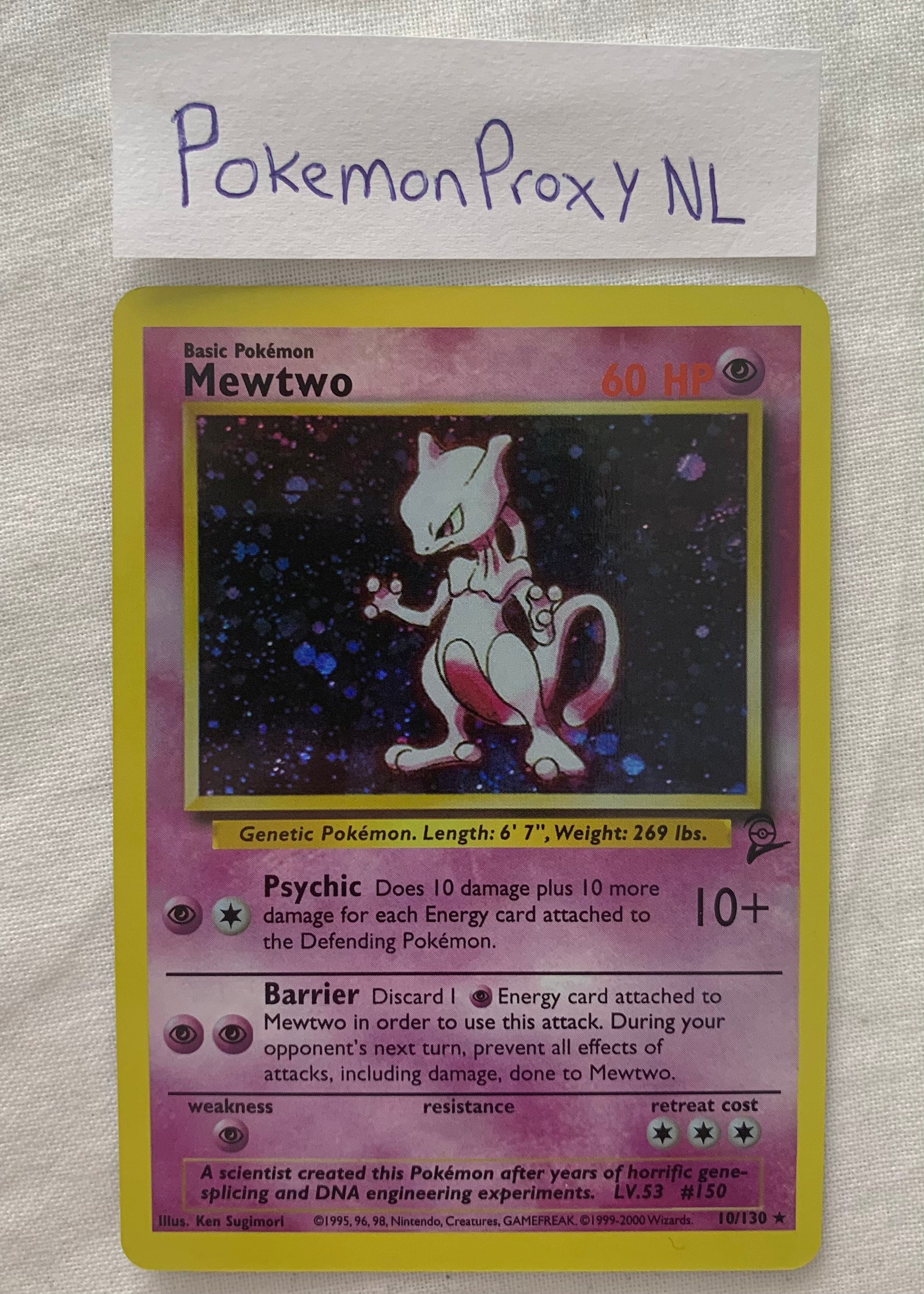 Pokemon Rumble 9 Mewtwo PSA 6