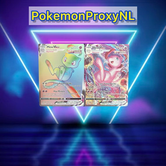 Fusion Strike 2/3 / Mew VMAX (rainbow) 268/264, Mew 269/264