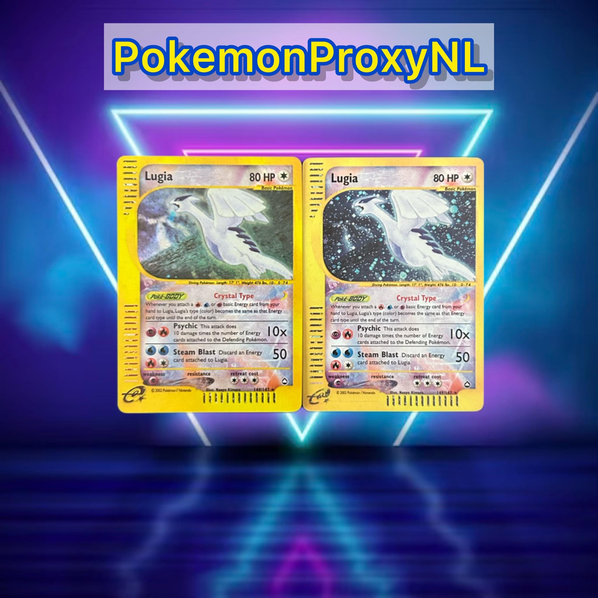 Lugia (crystal) / Aquapolis / 149/147 / 2002 / PROXY Pokémon Lugia (crystal) / Aquapolis / 149/147 / 2002 / PROXY Pokémon