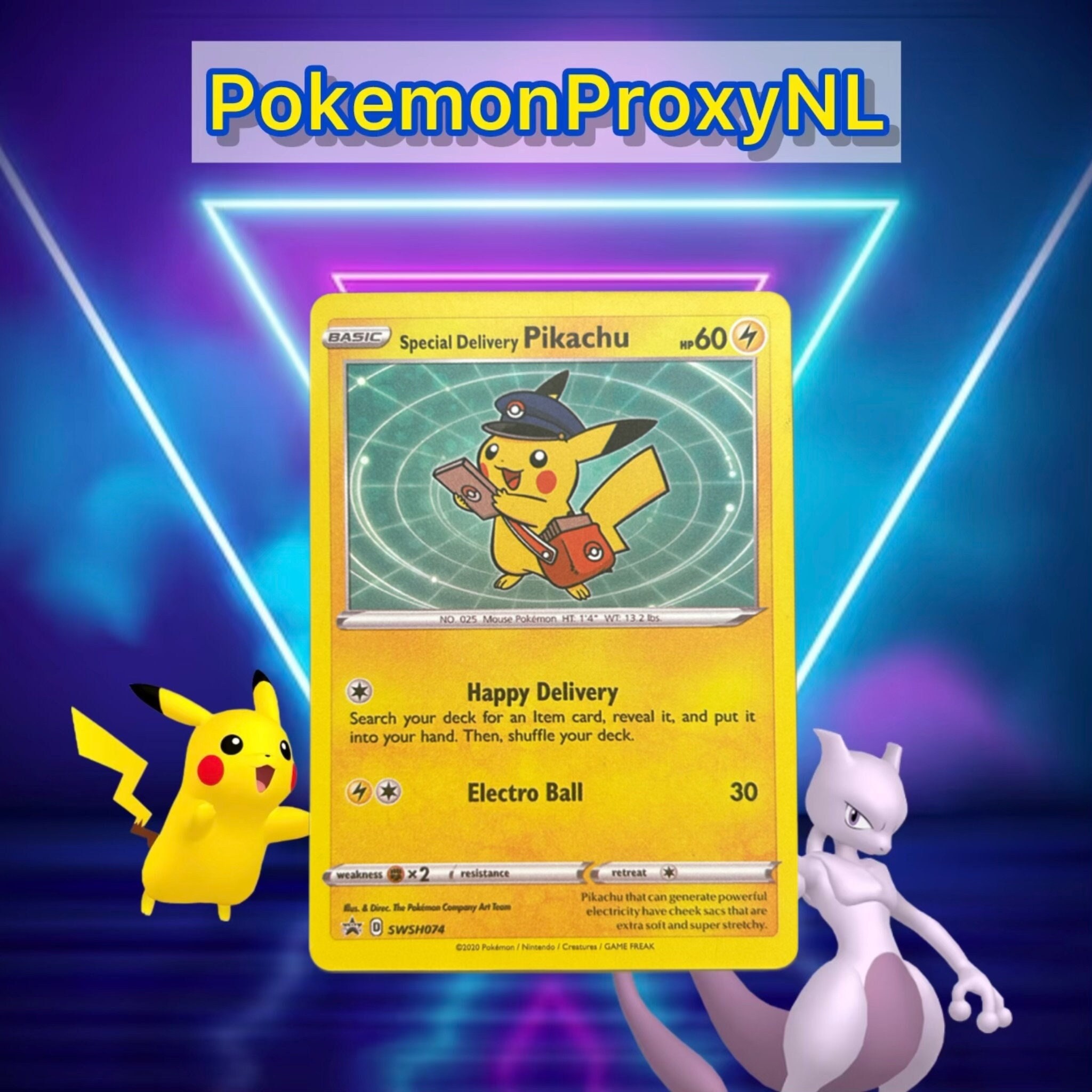 Special Delivery Pikachu / Sword & Shield Promos / SWSH074