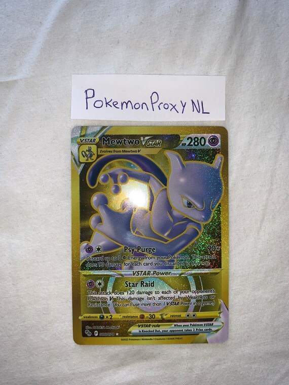 Pokemon - Mewtwo V -SWSH229 - Full Art - Black Star Promo - Pokemon Go