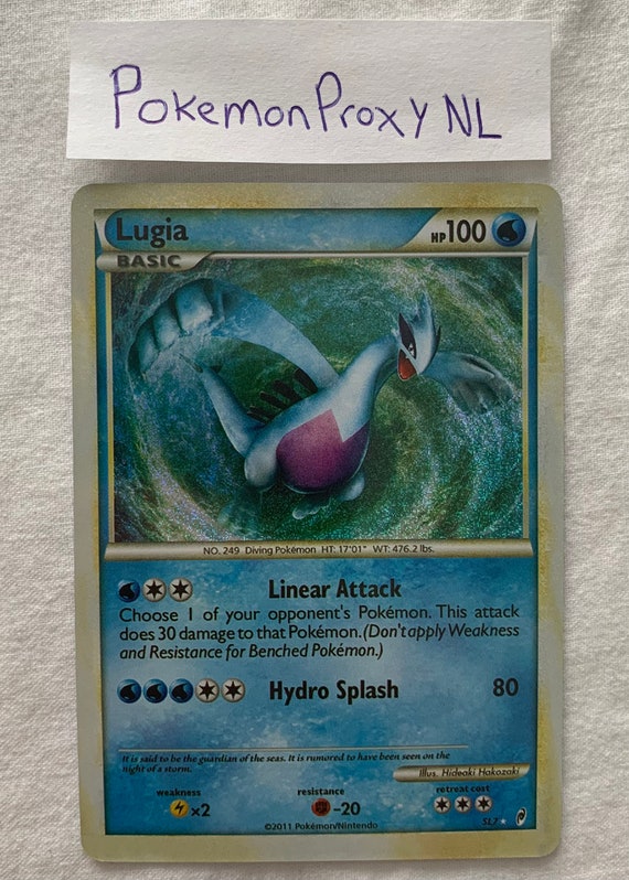 LOW PRICE Ho-oh & Lugia Holo Custom Pokemon Card. Great -  Denmark