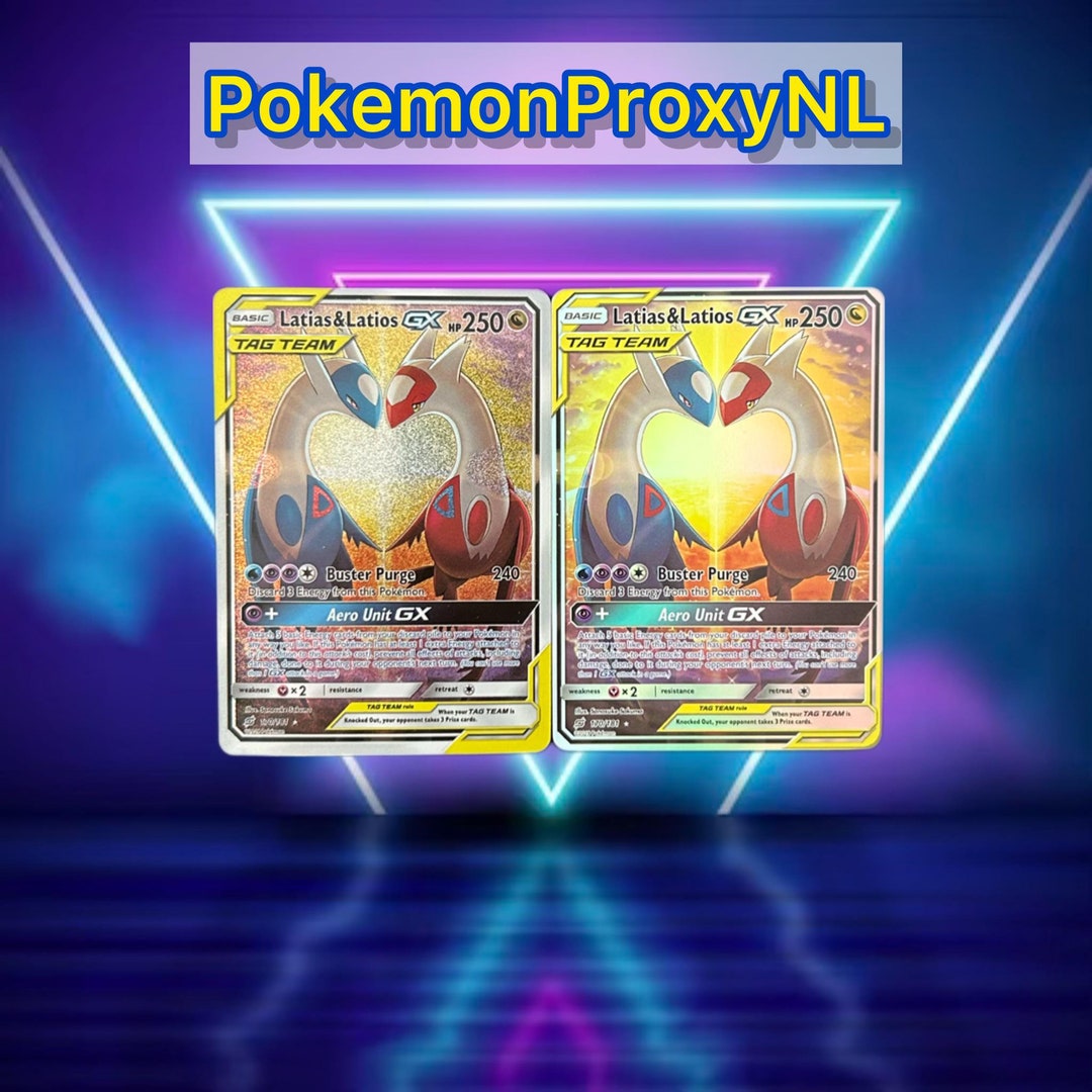 Latias & Latios GX (Alternate Full Art) 170/181 Sm-Team Up