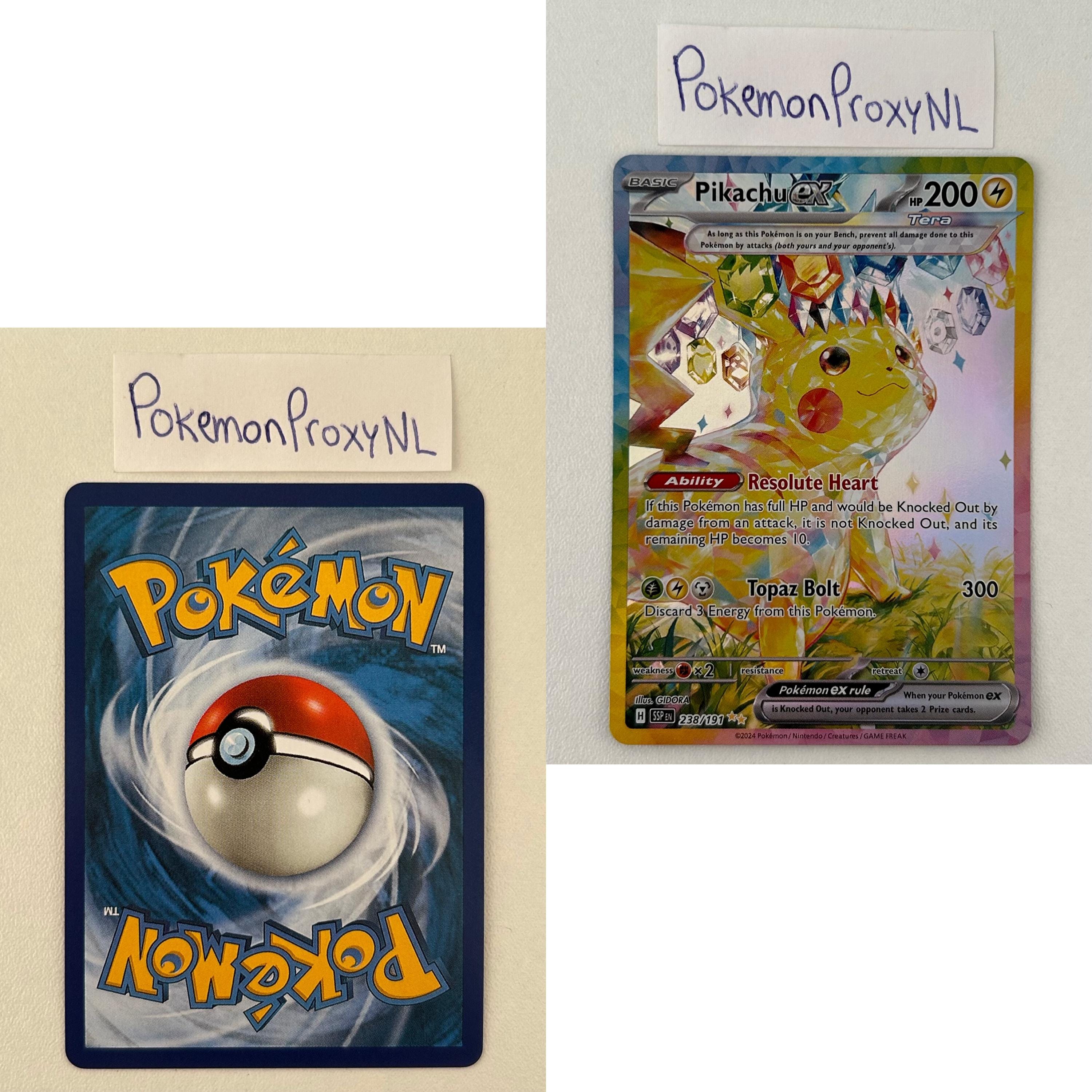 Pikachu Ex 219/191, Pikachu Ex 238/191, Pikachu Ex 247/191