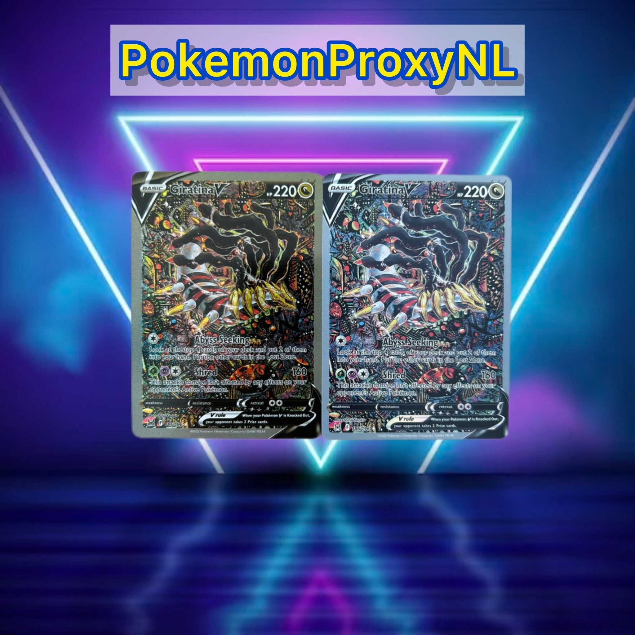 Giratina V / Lost Origin / 186/196 / 2022 / PROXY TCG Card(s) - Etsy