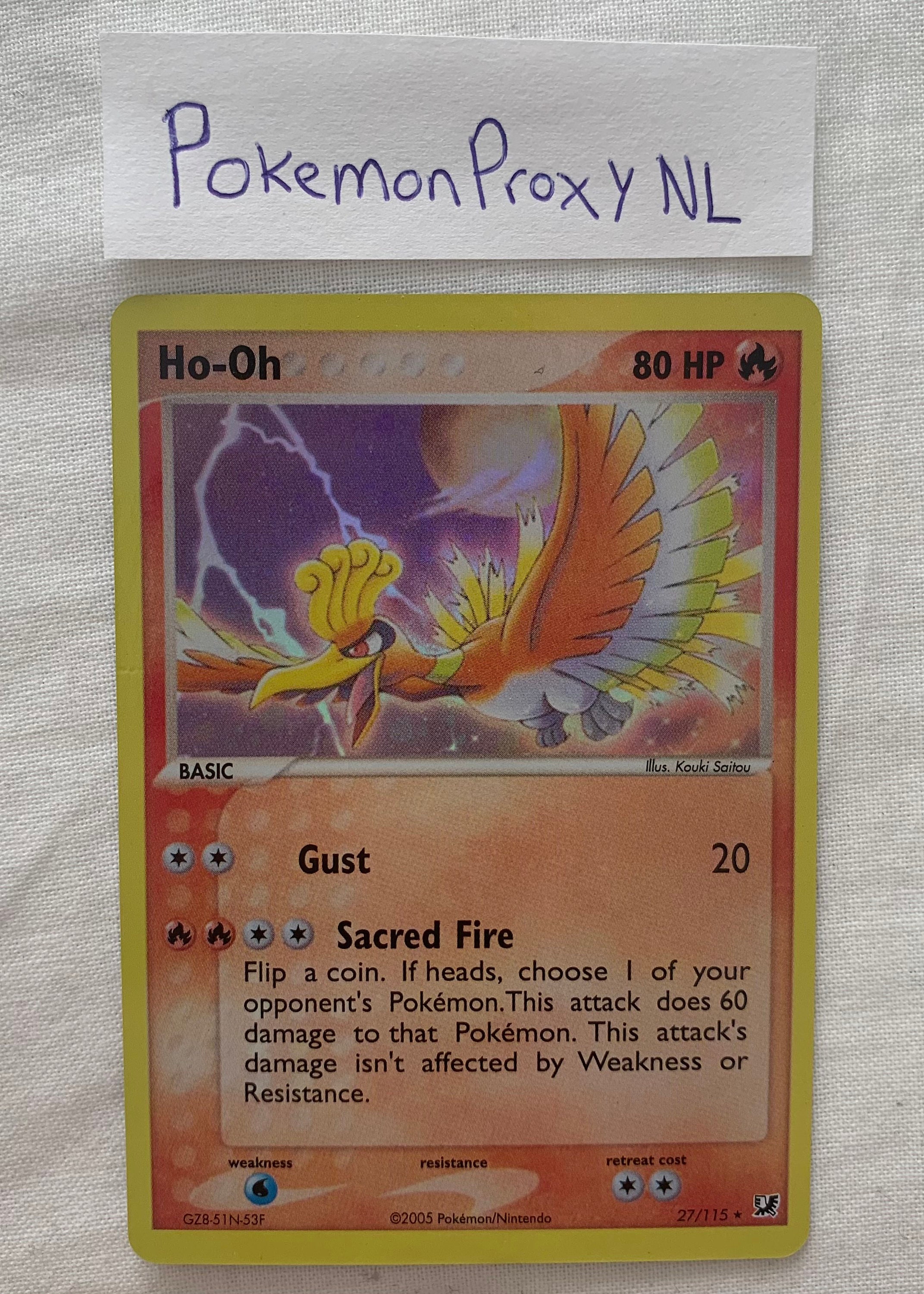 Ho-Oh (EX Unseen Forces 27/115) – TCG Collector