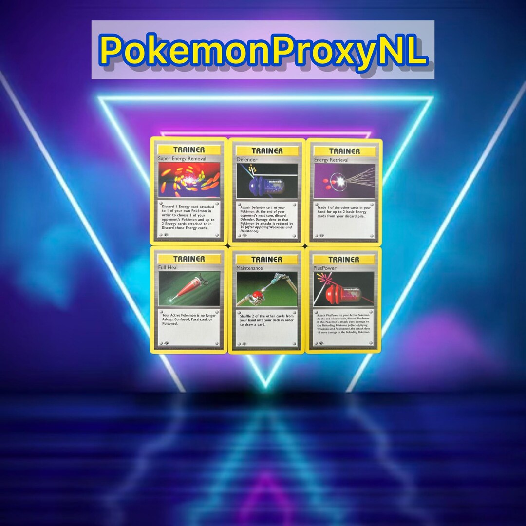 Base Set 14/17 / Super Removal, Defender, Energy Retriev, Fheal ...