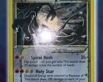 Carta Pokemon - RAYQUAZA GOLD STAR - EX DEOXYS em segunda mão