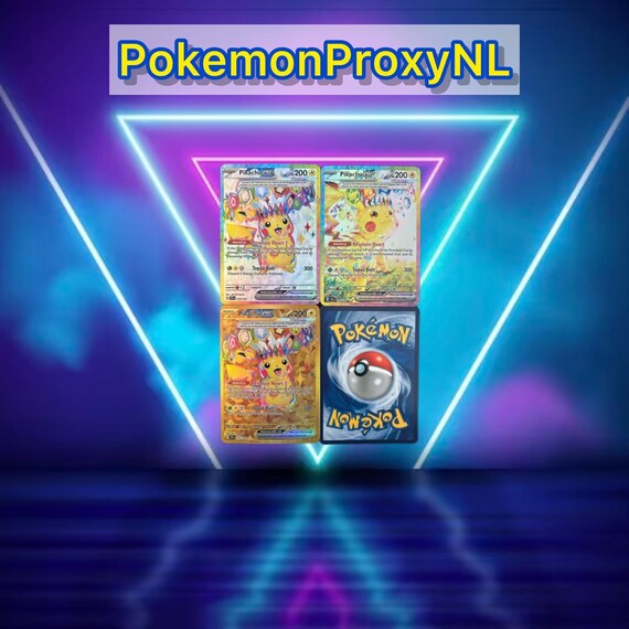 Pikachu Ex 219/191, Pikachu Ex 238/191, Pikachu Ex 247/191 / Surging Sparks  SSP / 2024 / PROXY TCG Card(s) - Etsy UK