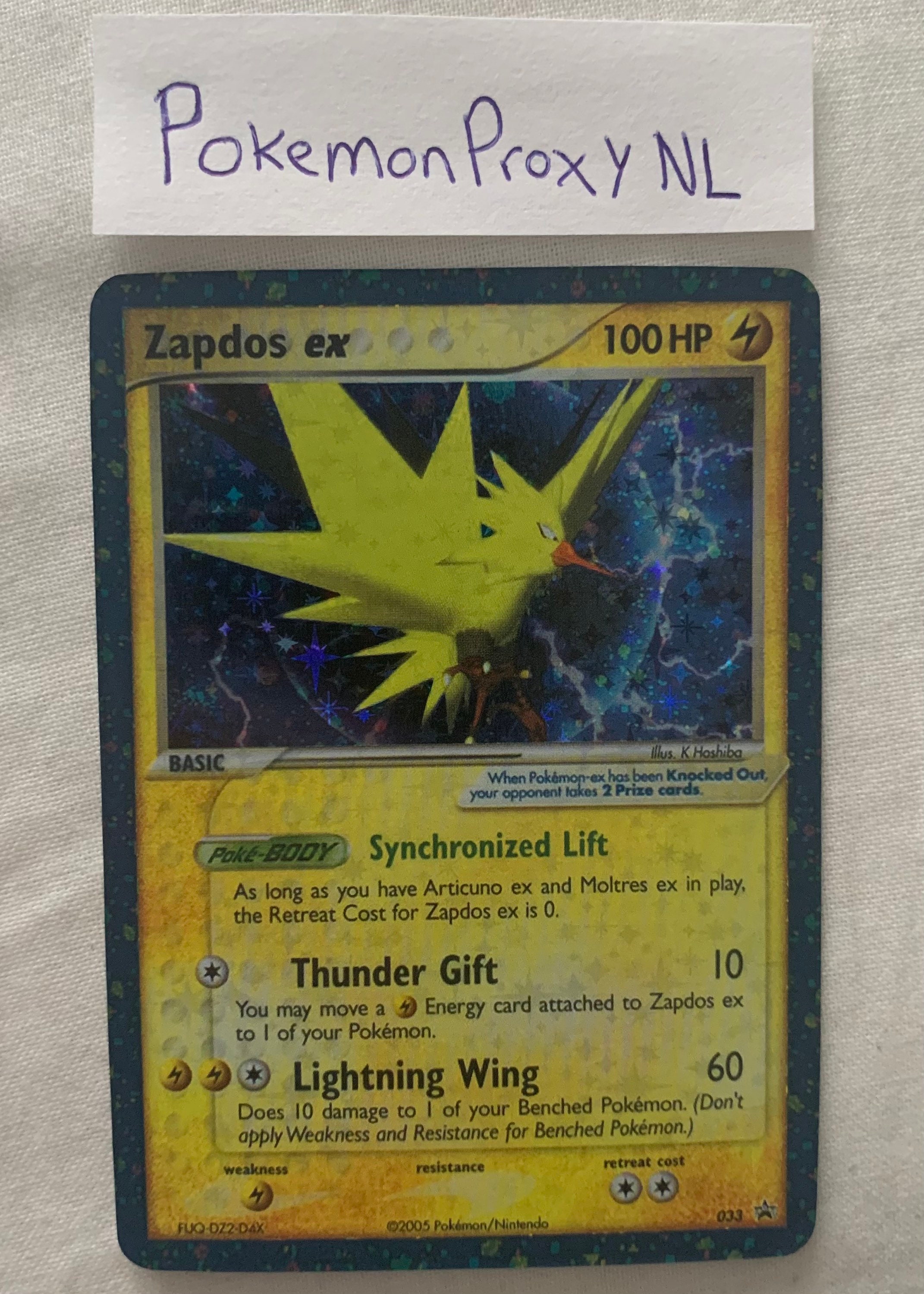 Zapdos EX - Scarlet & Violet 151 - MEWEN Pokémon card 202/165