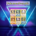 Base Set 1/17 / Alakazam, Blastoise, Chansey, Charizard, Clefairy, Gyarados / First Edition (1st) / 1999 / PROXY Pokémon card(s) product logo