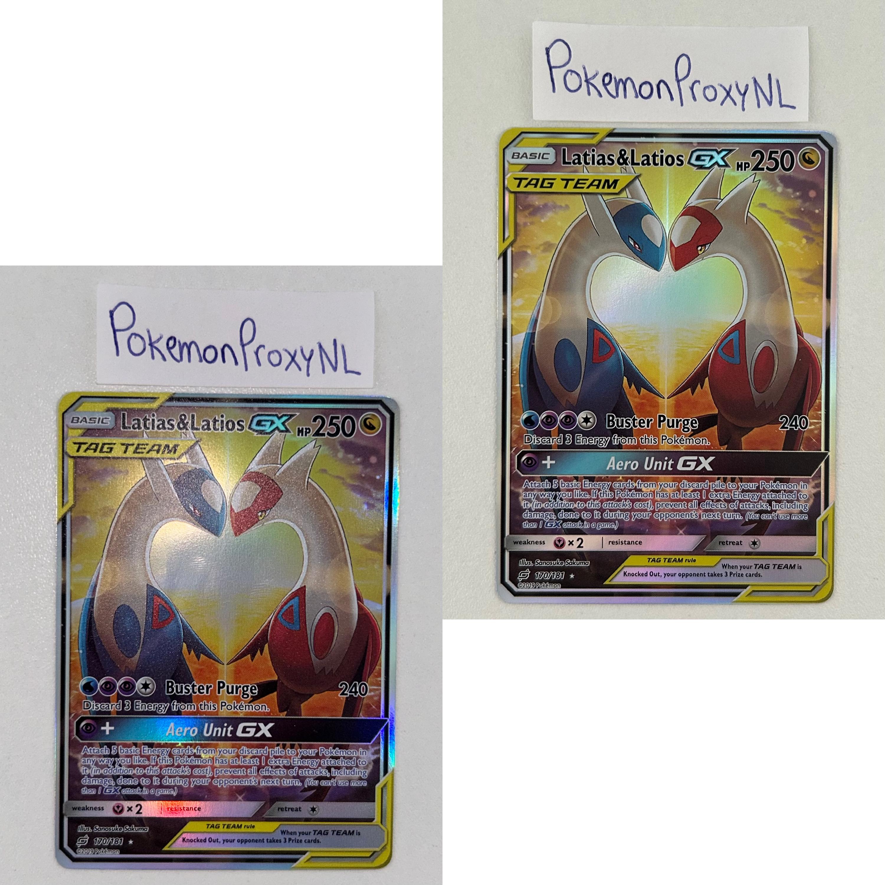 Latias & Latios GX / Team up / 170/181 / 2019 / PROXY