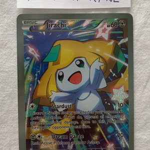 Carta Pokémon Mítico Jirachi Gx Ultra Rara + 50 Cartas Pt