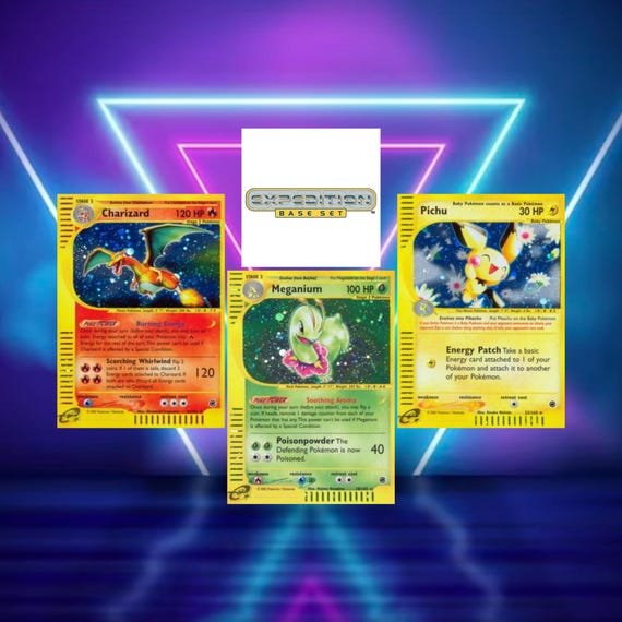 expedition pokemon card set (EX) / 1/165 - 165/165 / 2002 / PROXY TCG Card(s) Holo Rare Retreat cost Pokemon cards Expedition Base set