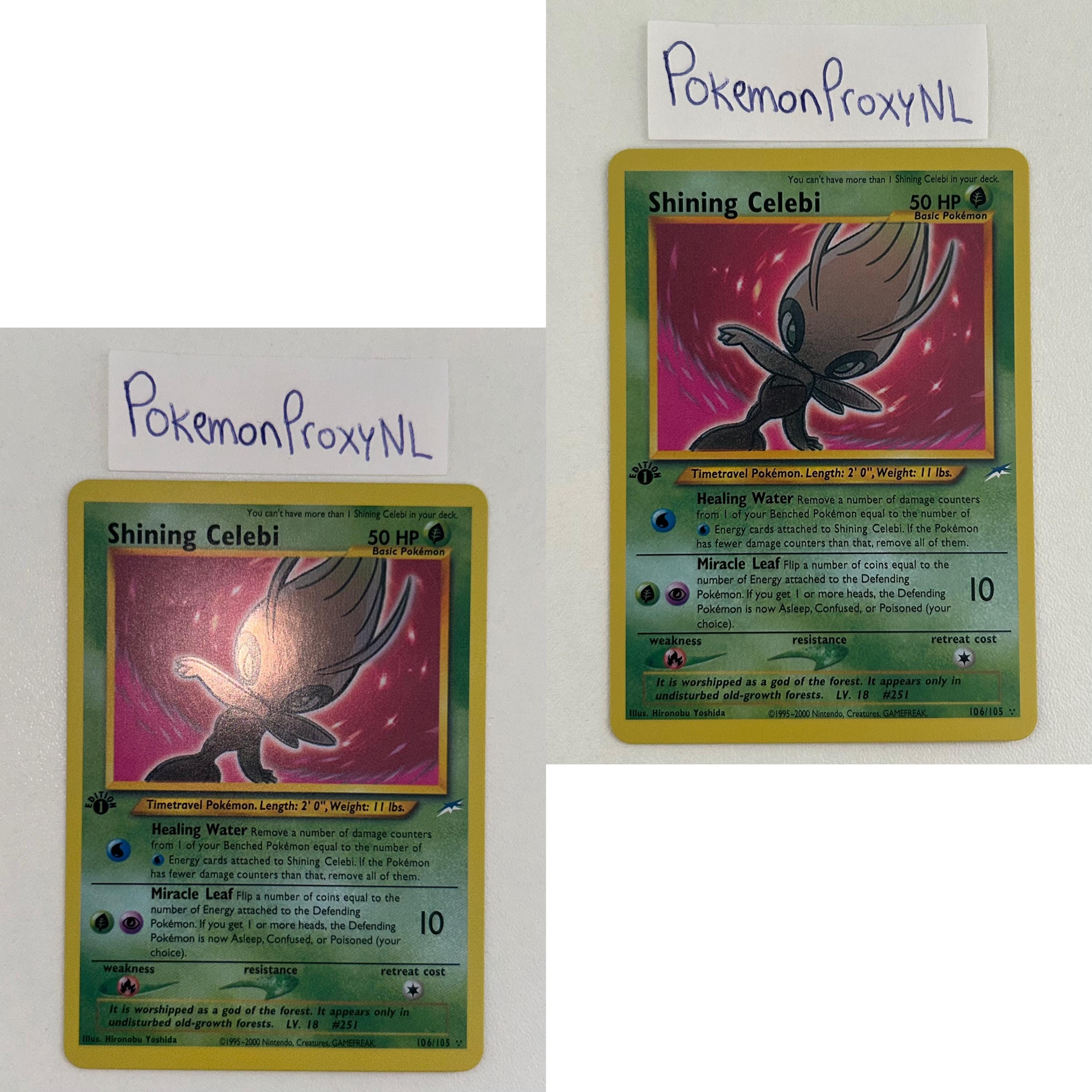 2002 Pokemon Neo Destiny Shining Celebi 106/105 1st Edition