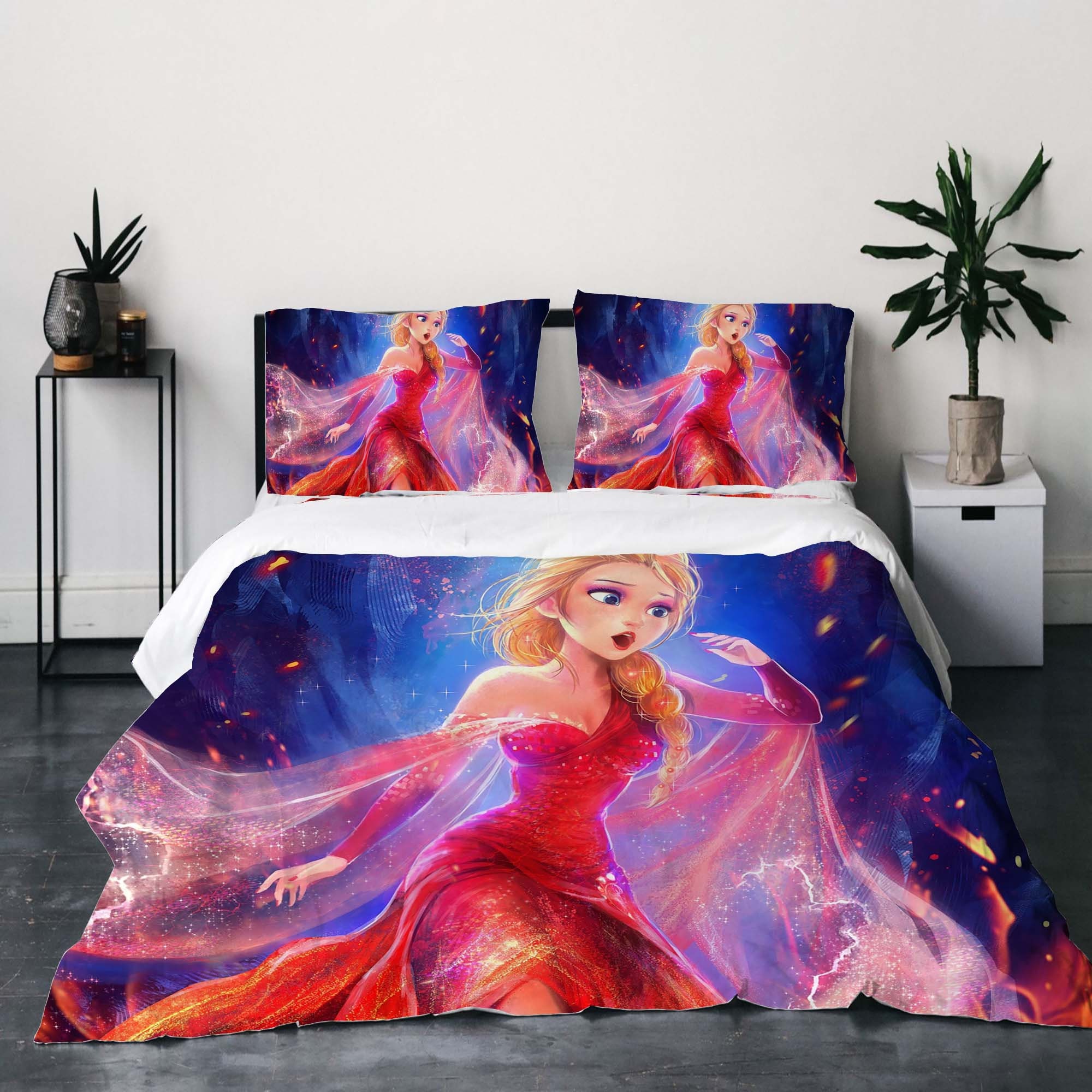 Frozen Bed Set Etsy