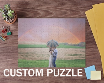 Custom Photo Puzzle,Puzzle from Picture Gift,Personalized Puzzle,35-1000 Pieces Personalized Puzzle,Family Photo Puzzle,Anniversary Gift