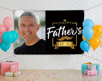 Vaderdagbanner, afdrukbare vlaggenlijn, Vaderdagbord, Papabanner, Gepersonaliseerde Vaderdagbanner