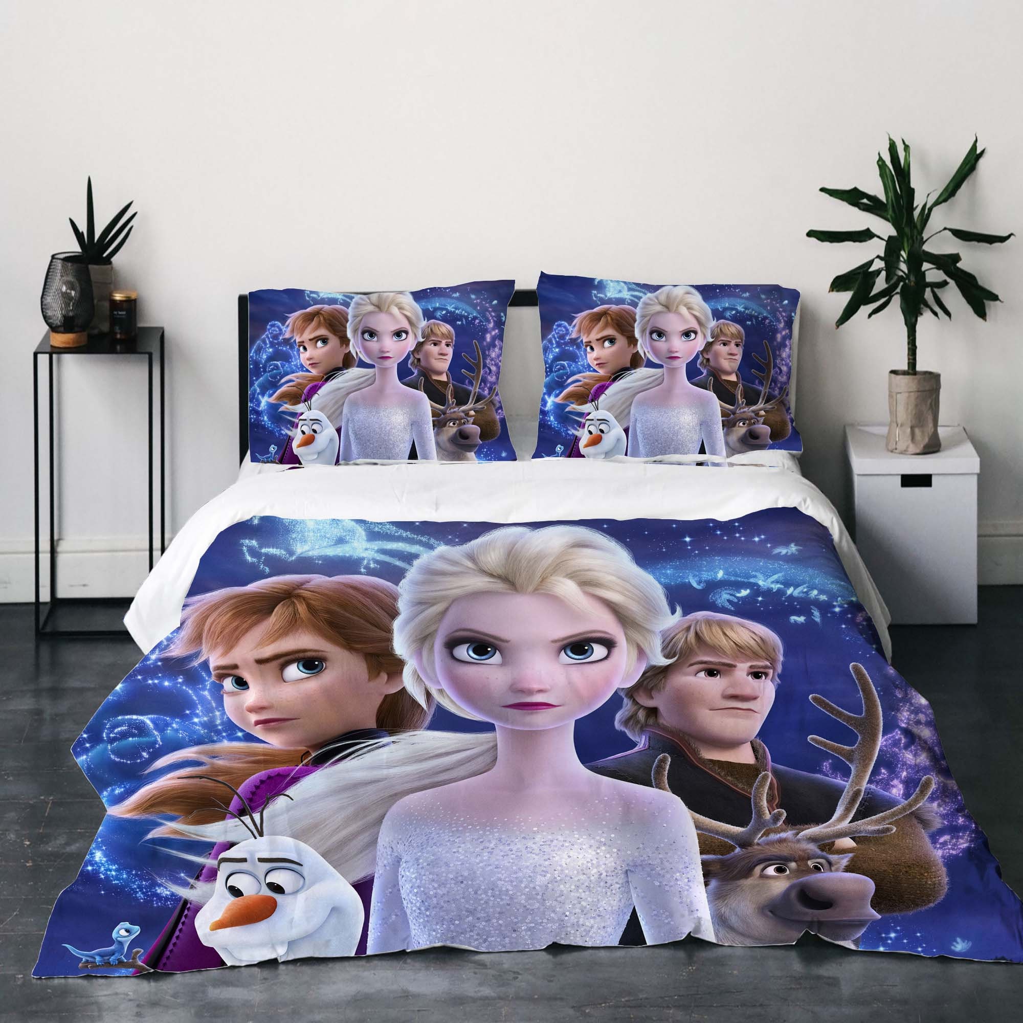 Frozen Elsa Olaf Crib Sheets SET OF Frozen Personalised Prints