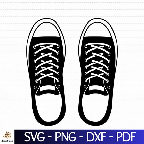 Converse Shoes svg, Sneakers svg - digital download svg, dxf, png, pdf