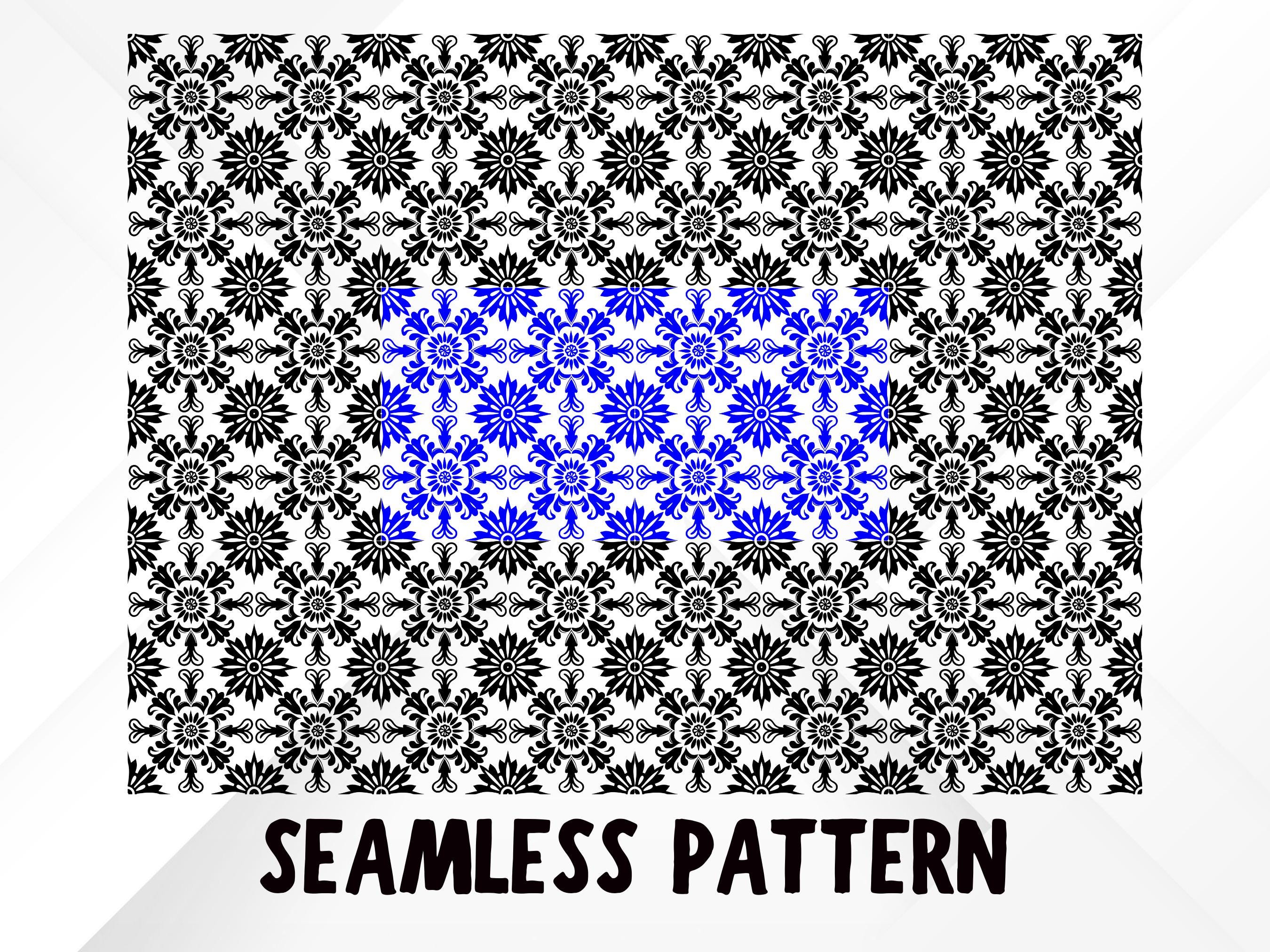 400+ Luxury Seamless Pattern SVG Bundle | Elegant Geometric, Floral ...