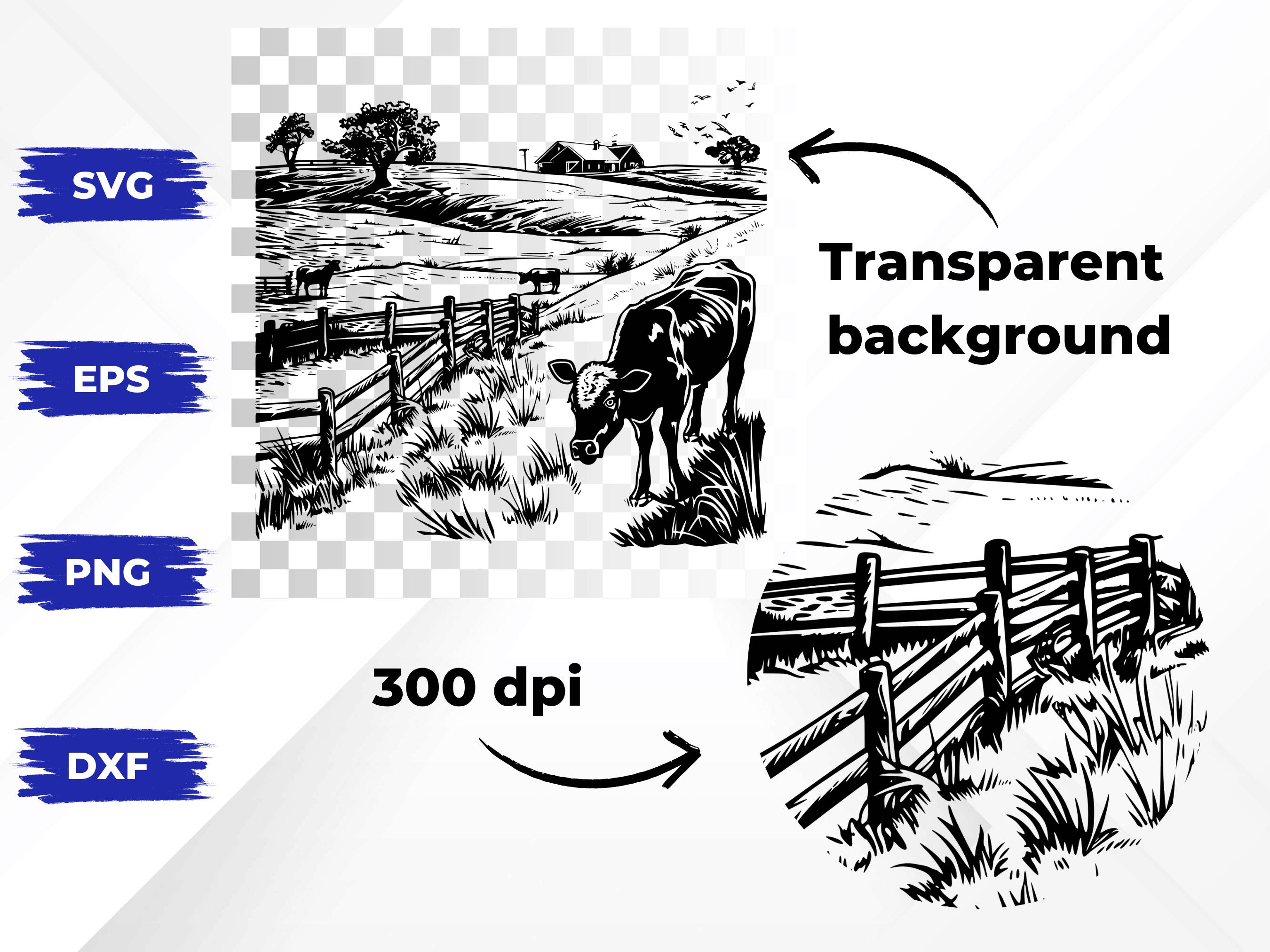 Rustic Ridge Svg Rustic Barn Scene SVG Bundle: Farmhouse Landscape Cut Files - Etsy