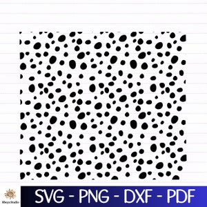 Dalmatian Pattern svg, Dalmatian Spots svg - digital download svg, dxf, png, pdf
