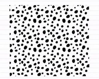 Dalmatian Pattern svg, Dalmatian Spots svg - digital download svg, dxf, png, pdf