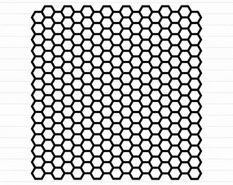 May include: Black and white honeycomb pattern design. This digital download can be used for crafting, scrapbooking, and other creative projects.