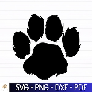 Tiger Paw svg - digital download svg, dxf, png, pdf