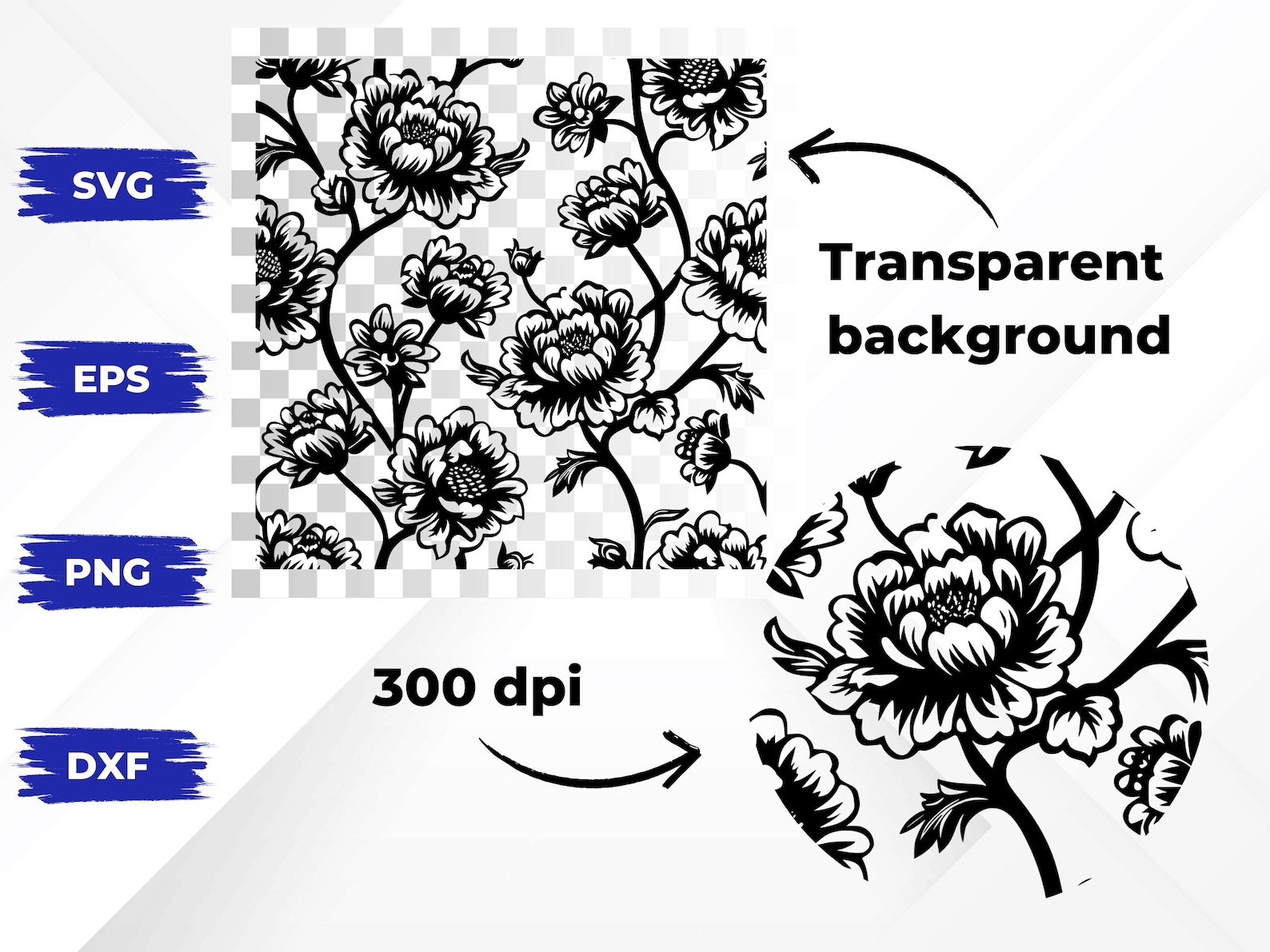 330 Flower Seamless Pattern SVG Bundle | Cut Files for Cricut and ...