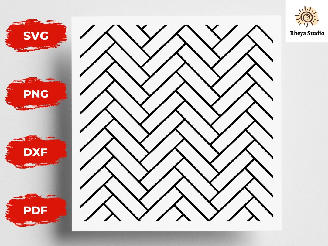 Herringbone Pattern Svg Digital Download Svg Dxf Png Pdf Etsy