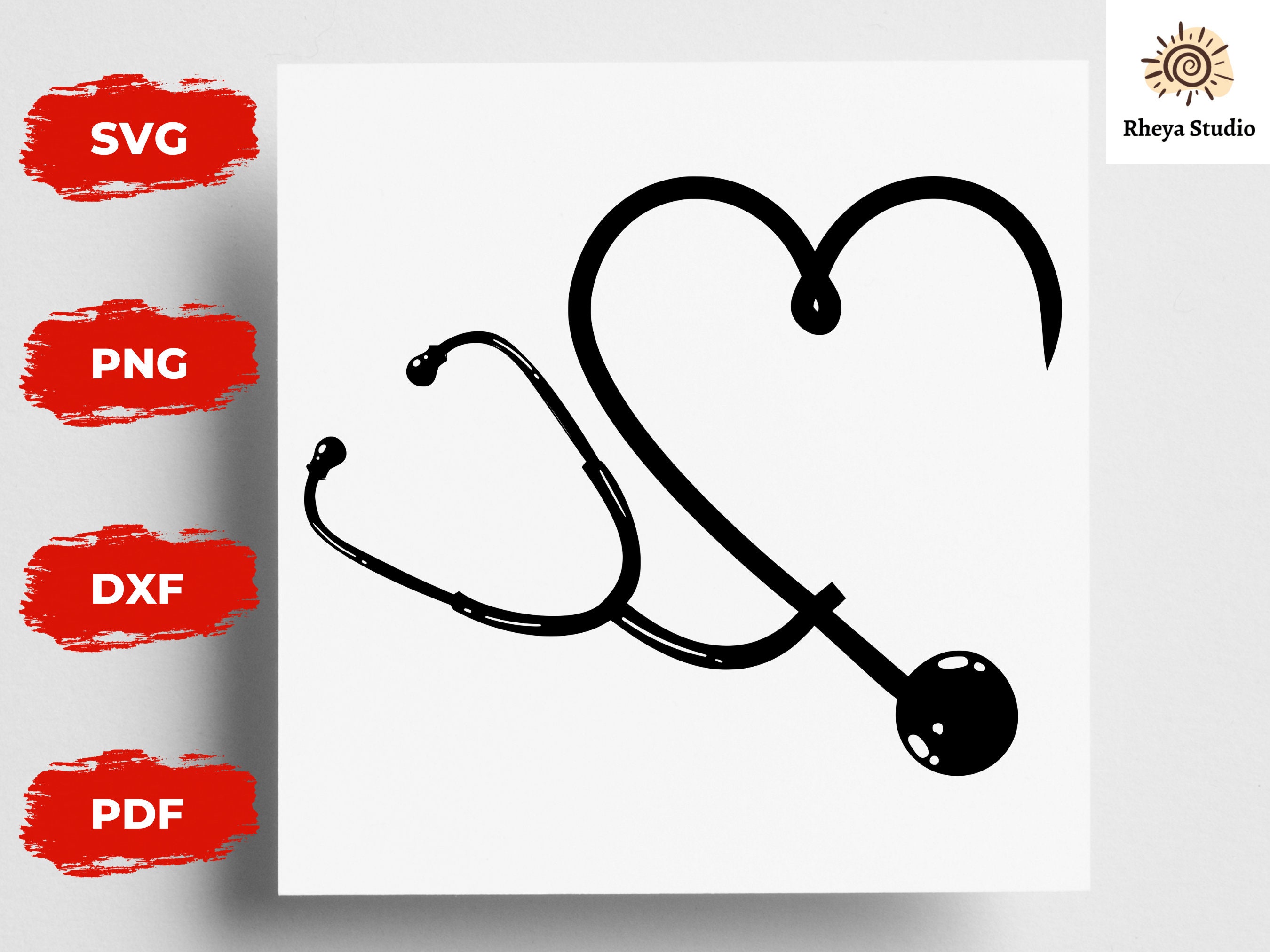 Stethoscope Heart Svg Stethoscope Svg Digital Download Svg Etsy Ireland