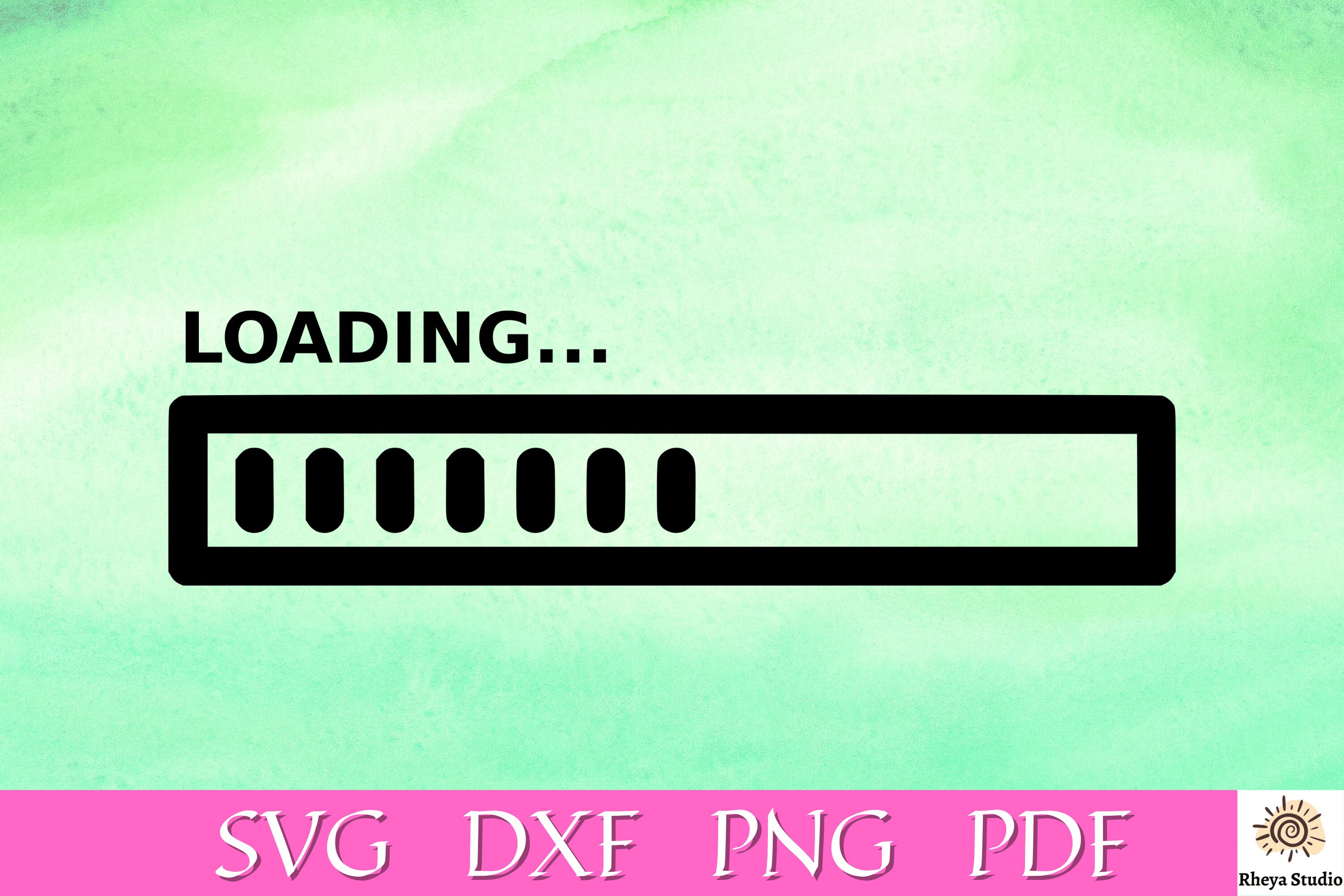 Loading Bar Svg Loading Svg Digital Download Svg Dxf Png - Etsy