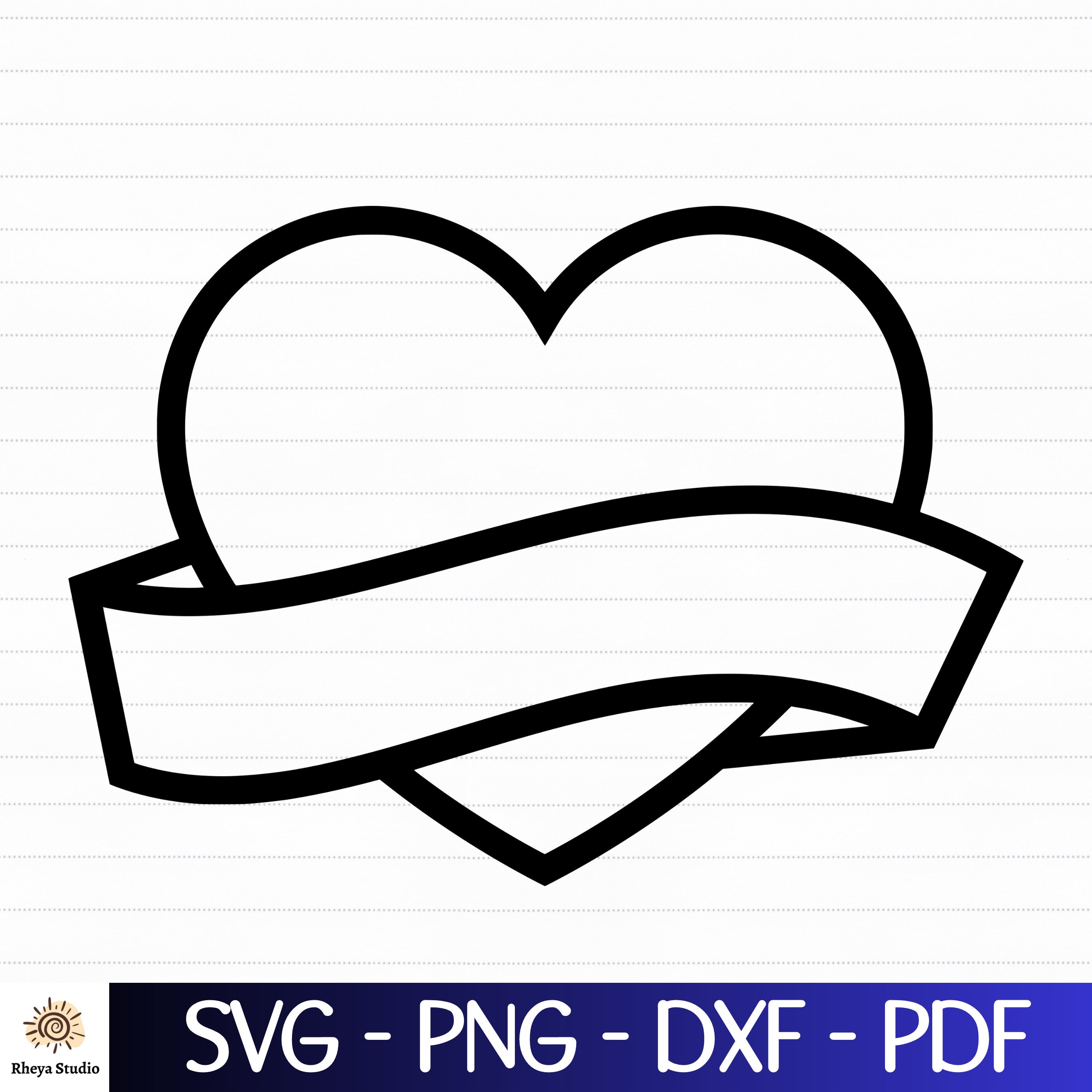 Pink Ribbon Heart Doodle Sublimation PNG Breast Cancer Awareness Printable  Artwork Digital File