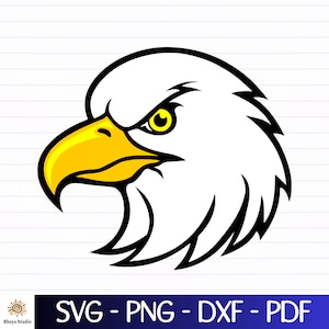 American Eagle svg, Eagle Head svg,  - digital download svg, dxf, png, pdf, svg files for cricut