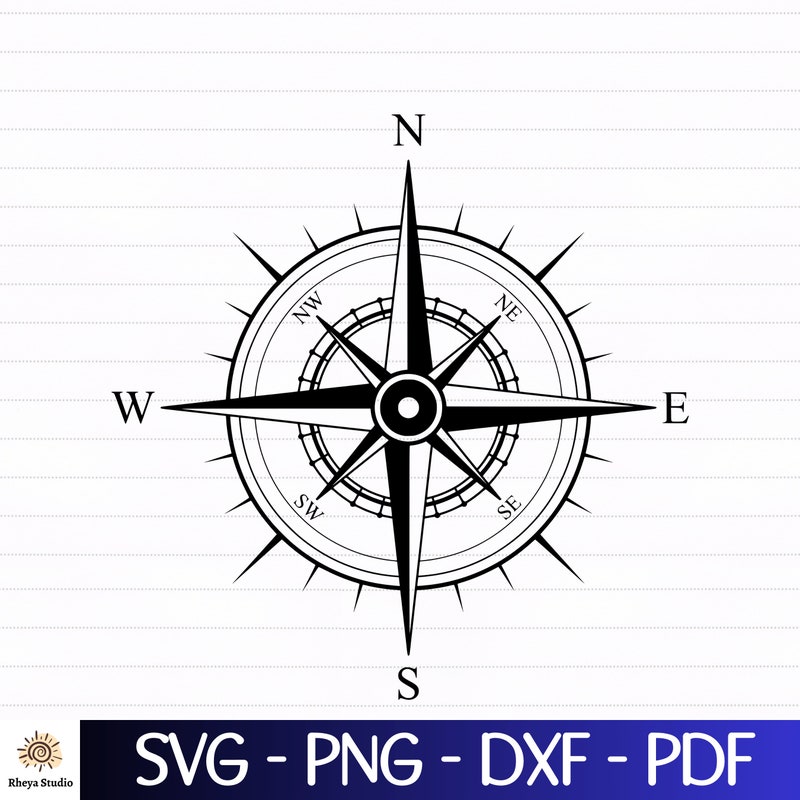 Compass Svg - Etsy