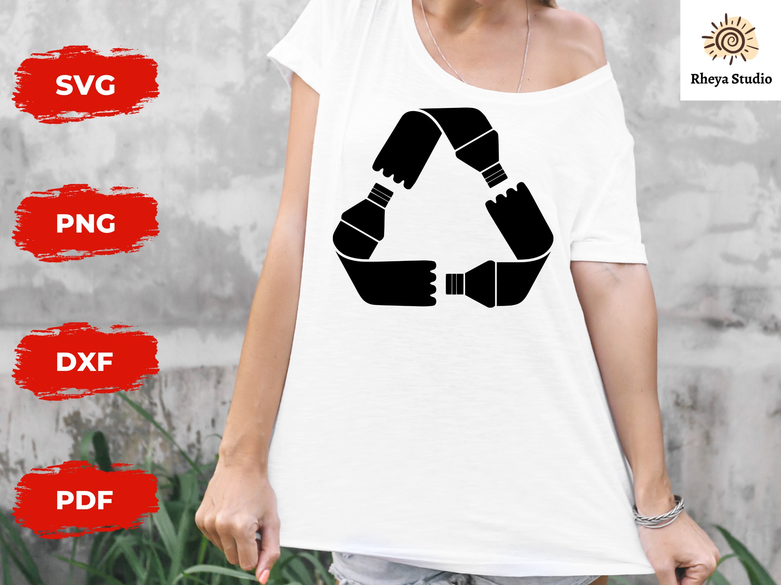 Recycle Svg/recycling Svg/recycle Reuse Reduce Svg Digital - Etsy