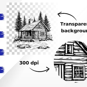 160+ Rustic Wooden Cabin SVG Bundle | Forest & Nature Svg Png Eps Dxf ...