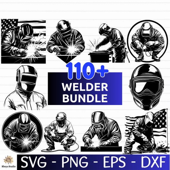110+ Welder SVG Bundle, Welder Vector, Welder Clipart, Welder PNG - digital download svg, png, dxf, eps, svg files for Cricut