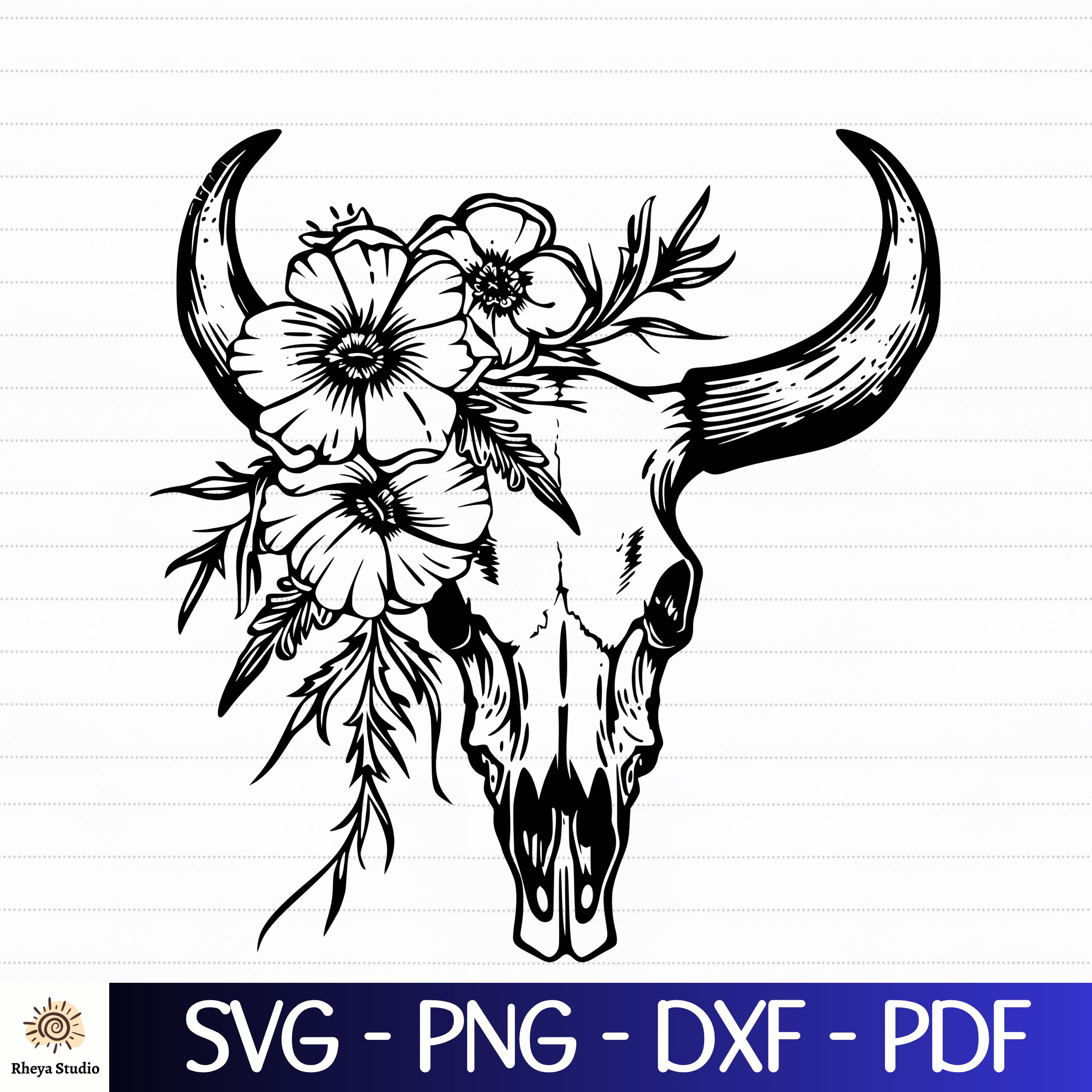 Craneo vaca clip art - Etsy México, image size:2700x2700