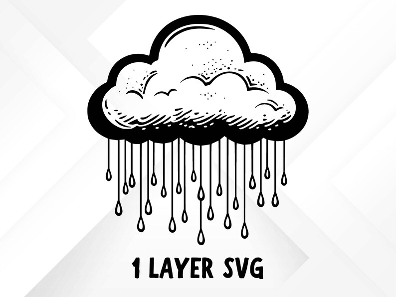Cloud SVG Bundle: Weather Clipart, Sky Silhouette (digital Download) - Etsy