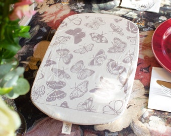 Halo Dish and Casserole Cover Rectangle Butterflies & Dragonflies | Nicole Peach Gift for Mom