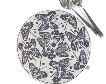 Halo Dish and Bowl Cover Extra Large Butterflies & Dragonflies | Nicole Peach