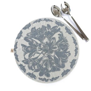 Halo Dish and Bowl Cover Extra Large African Flowers | Gabriele Jacobs Gift for Mom