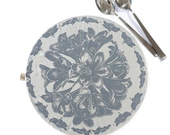Halo Dish and Bowl Cover Extra Large African Flowers | Gabriele Jacobs Gift for Mom