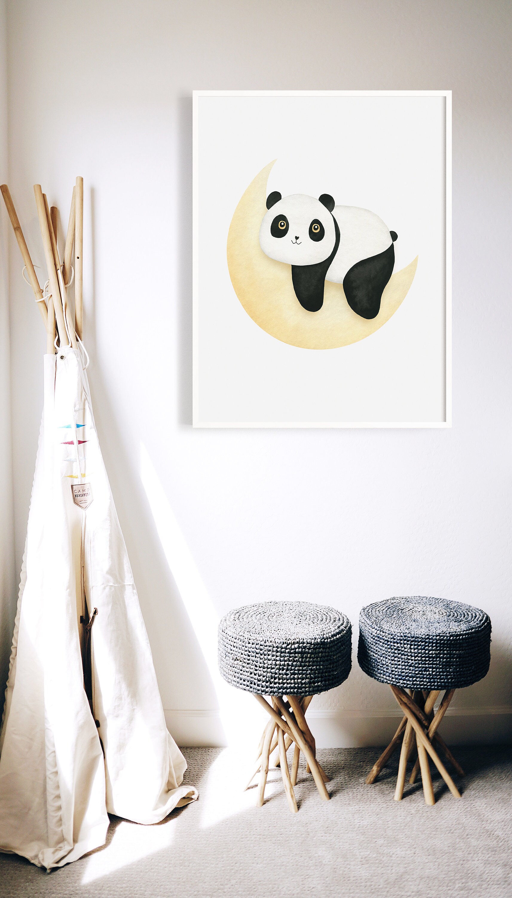 Set of 12 Neutral Nursery Printables, Rainbow Baby Animals Wall Art ...