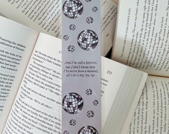 mirrorball bookmark - Taylor swift